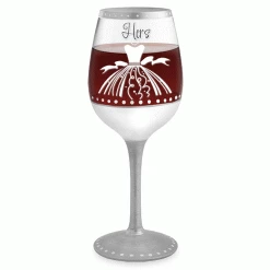 Epic Products Hers Hand-Decorated Wine Glass