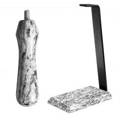 Other Stationary Corkscrews Granite Table Stand & Handle Set - White Wave