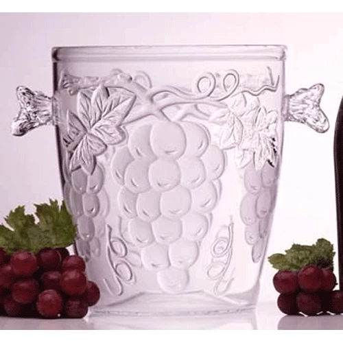 Other Embossed Grape Acrylic Wine Bucket 1 Other Embossed Grape Acrylic Wine Bucket
