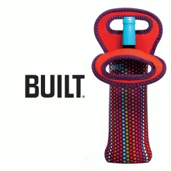 Wine Carry Bags Built NY Single Wine Bottle Carrier Micro Dot