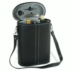 Wine Carry Bags Pampered Grape Two-Bottle Wine Travel Case