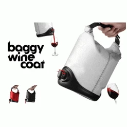 Menu White Baggy Winecoat Wine Carry Bags