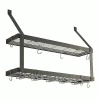Rogar Black Steel Double Wine Rack Wine Racks & Holders