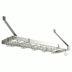 Rogar Bright Chrome Steel Single Wine Rack Wine Racks & Holders