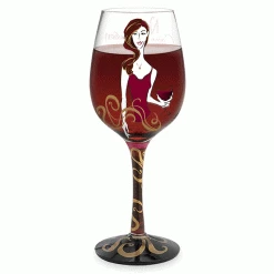 Epic Products Cougar & Her Wine Hand-Decorated Wine Glass 7 Epic Products Cougar & Her Wine Hand-Decorated Wine Glass