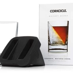 Corkcicle Whiskey Wedge Double Old Fashioned Glass Bar Glassware