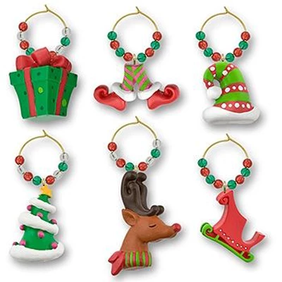 Epic Products Whimsy Holiday Wine Glass Charms 1 Epic Products Whimsy Holiday Wine Glass Charms