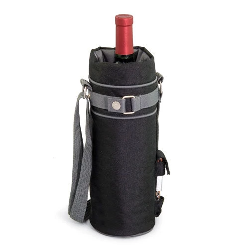Picnic Plus Wine Carry Bags Picnic Time Wine Sack - Black 1 Picnic Plus Wine Carry Bags Picnic Time Wine Sack - Black