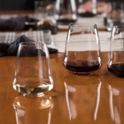 Riedel Winewings To Fly Riesling / Champagne Stemless Wine Glass - Single Pack Riedel Winewings Glasses