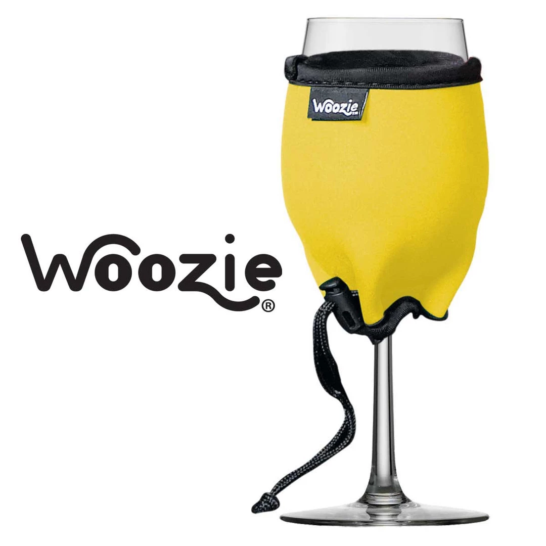 The Wine Woozie - Sunny Yellow Wine Glass Accessories 1 The Wine Woozie - Sunny Yellow Wine Glass Accessories