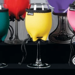 The Wine Woozie - Sunny Yellow Wine Glass Accessories 6 The Wine Woozie - Sunny Yellow Wine Glass Accessories