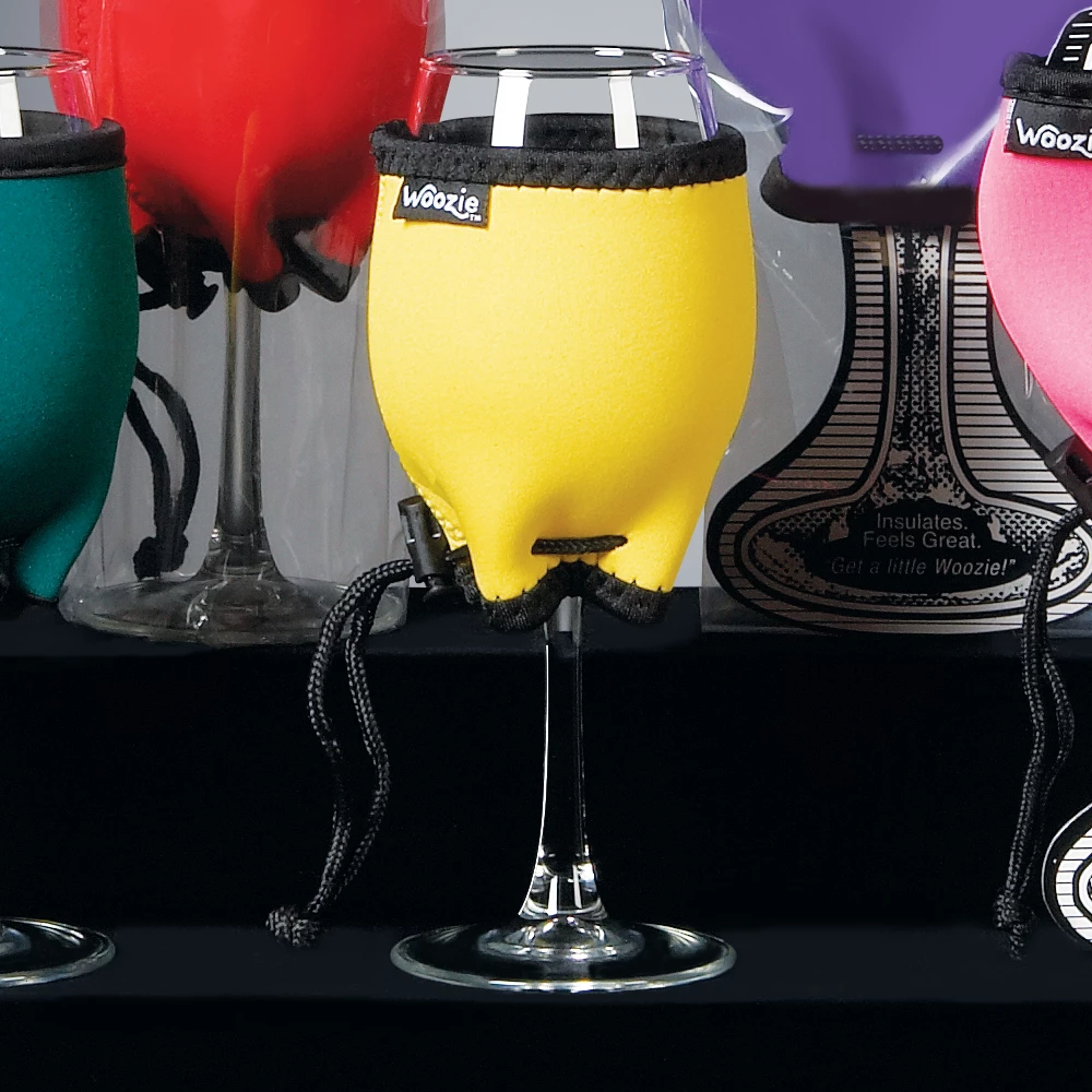 The Wine Woozie - Sunny Yellow Wine Glass Accessories 3 The Wine Woozie - Sunny Yellow Wine Glass Accessories